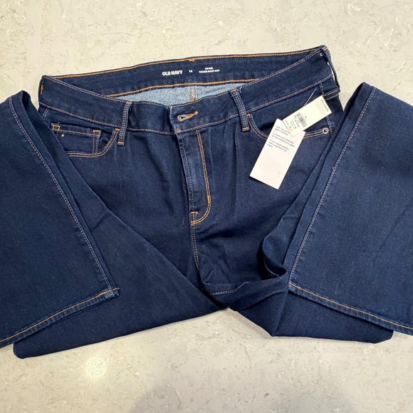 Old Navy Mid-Rise Kicker Boot-cut Size 14 Dark Navy - Picture 3 of 3